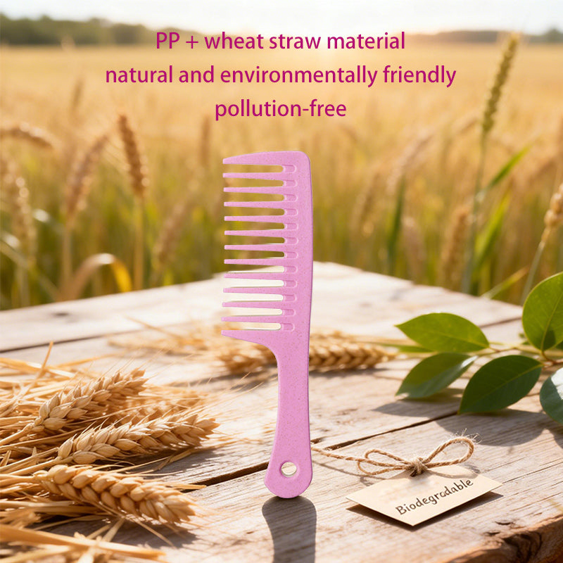 aurawand Three in one comb set, made of wheat straw material, natural and environmentally friendly