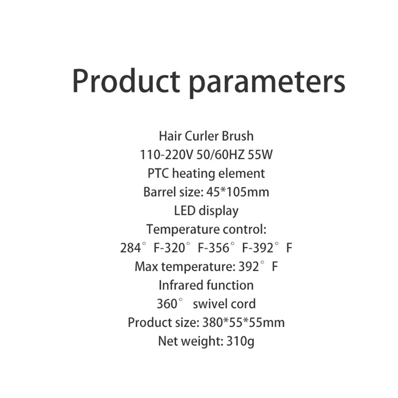 aurawand infrared negative ion thermal comb, 12 inches wide, LED display screen, temperature sensor