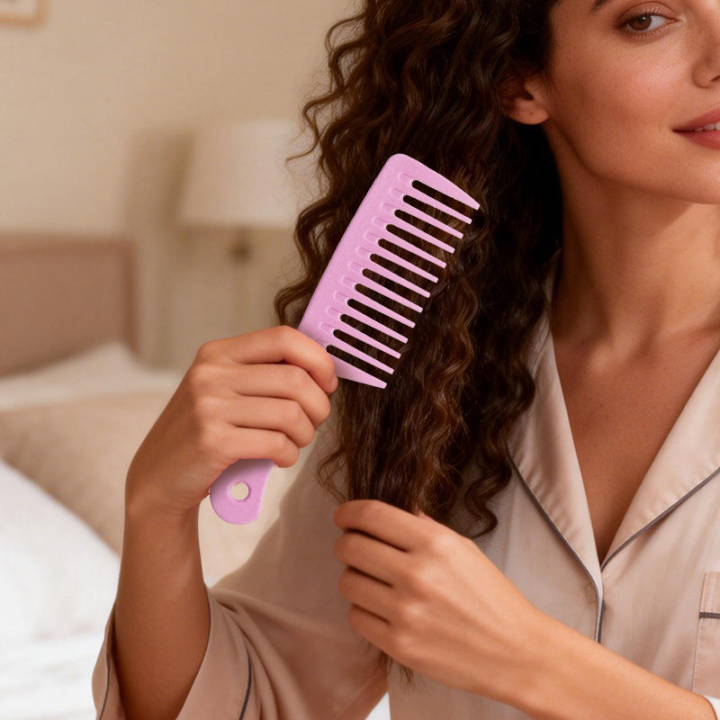 aurawand Three in one comb set, made of wheat straw material, natural and environmentally friendly